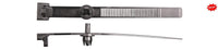 Black Nylon Cable Ties - 8mm Hole Size 120mm Long: 20 per Bag