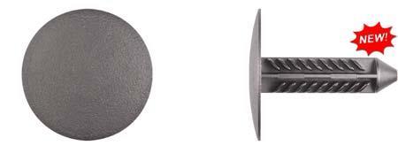 Black Fender & Headliner Ret - 8mm Dia 27mm Stem Length: 25 per Bag