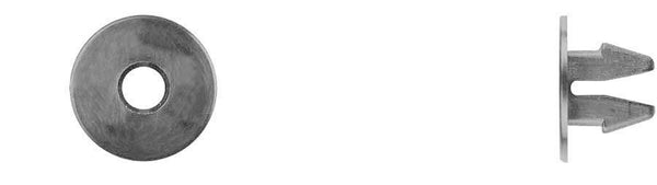 Black Nylon Rocker Screw Nuts - 9mm Sq Hole 10mm Stem Length: 25 per Bag