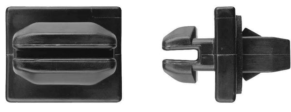 Black Nylon Bumper Cover Clips - 25 x 30mm Head 15mm Stem Lgth: 5 per Bag