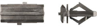 Black Nyl Fender Moulding Retainer - 9 x 14mm Hole 22mm Lgth: 15 per Bag