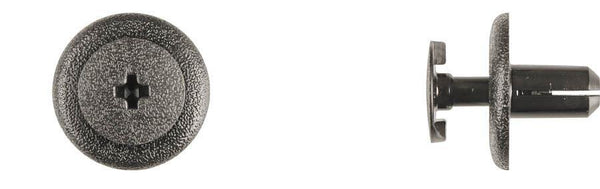 Black Nylon Phillips Screw Ret - 7mm Hole Size 11mm Stem Length: 15 per Bag