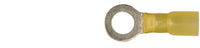 Yellow Crimp & Seal Terminals - 5/16 Stud Ring 12-10 Ga Wire: 10 per Bag