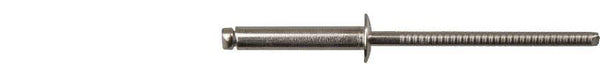 All Stainless Steel Pop Rivets - 1/8" Dia 3/8"-1/2" Grip Range: 500 per Bag