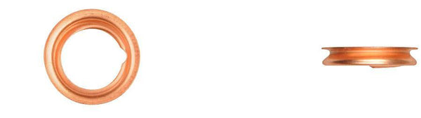 Copper Oil Drain Plug Gaskets - 12mm ID 17.7mm OD 3mm Thick: 10 per Bag