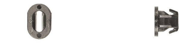 Black Nylon Front Fender Nuts - #6 Screw Size 8.5mm Stem Lgth: 50 per Bag