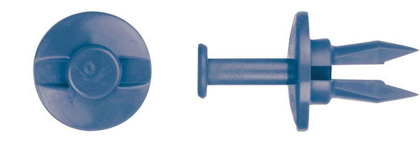 Blue Nylon Fascia Blind Rivets - 1/2" Hole Size  23/32" Stem: 25 per Bag
