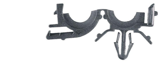 Black Nylon Routing Clips - 11/32" ID 1/2" OD Loom: 25 per Bag