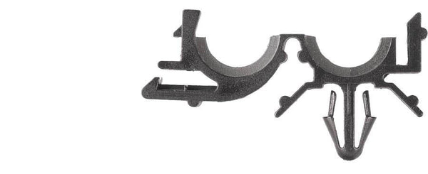 Black Nylon Routing Clips - 13/32" ID 19/32" OD Loom: 25 per Bag