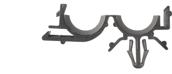 Black Nylon Routing Clips - 1/2" ID 11/16" OD Loom: 25 per Bag