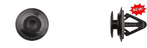 Black Nylon Ret With Sealer - 12mm Hole Size 14mm Stem Lgth: 10 per Bag