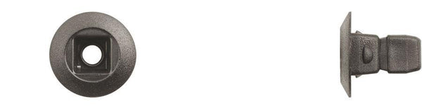 Black Nylon Fender Screw Nuts - 4.2mm Screw Size 12mm Stem: 15 per Bag