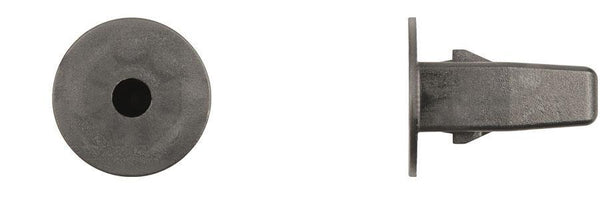 Black Nylon Rocker Mld Grommet - 5.5mm Screw Size 22mm Stem: 15 per Bag