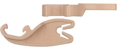 Beige Nylon Door Lock Pawls - Left Hand Side: 10 per Bag