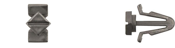 Black Nylon Grille Retainers - 7.5mm Head 22mm O.A. Length: 25 per Bag