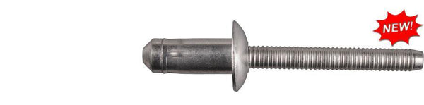All Steel Specialty Rivet - 1/4 Dia. 3/16-17/64" G. R.: 10 per Bag
