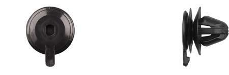 Black Nylon Headliner Retainer - 10.3mm Head Dia 10mm Stem Lgth: 50 per Bag