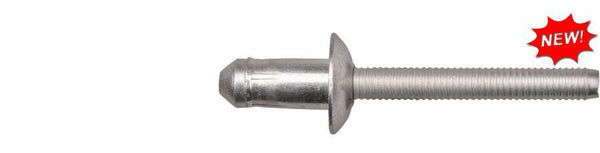 All Steel F150 Ford Pop Rivets - 6.3mm Dia 13mm Flange Size: 10 per Bag