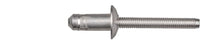 All Steel F150 Ford Pop Rivets - 6.3mm Dia 13mm Flange Size: 10 per Bag