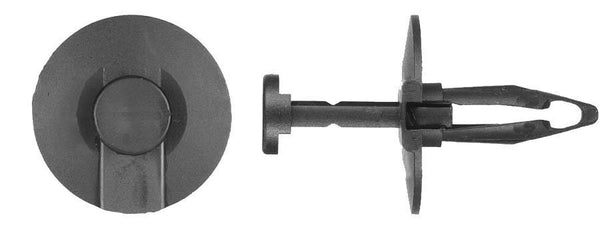 Black Nylon Splash Shield Ret - 5/16" Hole 29/32" Stem Lgth: 25 per Bag