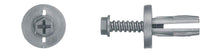 Black Nylon Phillips Screw Ret - 8mm Hole Size 18mm Stem Length: 25 per Bag