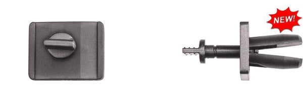 Black Nylon Grille Retainers - 8mm Hole Size 15mm Stem Lgth: 25 per Bag