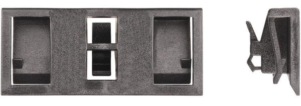 Black Nylon  Moulding Clips - 7/8" Width 2" Length: 10 per Bag