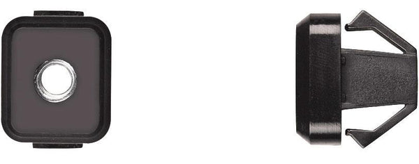 Black Nylon Hood Adjustable Nuts - 6-1.0mm Threaded Metal Insert: 10 per Bag