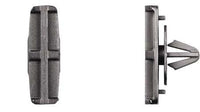 Black Nylon Fender Mldg Clips - 10mm Hole Size 13mm Stem Lgth: 25 per Bag