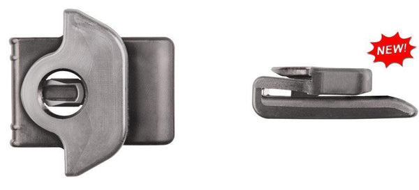 Black Fendor Apron Clips - 20mm Wide 30mm OA Lgth: 10 per Bag