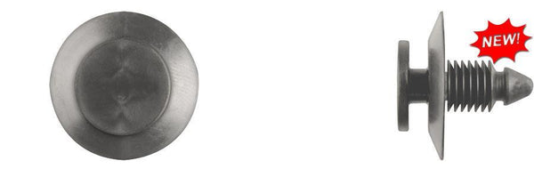 Black Nylon Headliner Retainer - 7mm Hole 14mm Stem Length: 10 per Bag