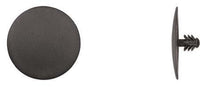 Black Hood Insulation Ret - 6mm Hole 10mm Stem Length: 15 per Bag