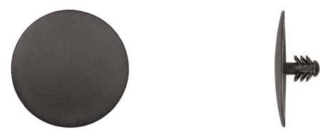 Black Hood Insulation Ret - 6mm Hole 10mm Stem Length: 15 per Bag