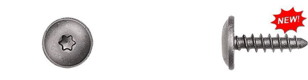 Black Torx Truss Head Screws - 5-2.12 x 19mm T25 Drive Size: 25 per Bag