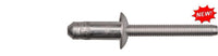 All Steel F150 Ford Pop Rivets - 6.3mm Dia 13mm Flange Size: 10 per Bag