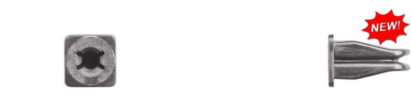 Black Nylon Cowl Vent Nut - #6 Screw Size 6.50 x 7mm Hole: 15 per Bag