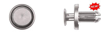 Black Nylon Push Type Ret - 8mm Hole Size 16mm Stem Lgth: 25 per Bag