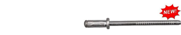 Aluminum Steel Specialty Rivet - 5/32" Diameter 15/64" Flange: 25 per Bag