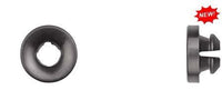 Black Nylon Hood Prop Grommets - 12.5mm Hole 6.9mm Stem Length: 5 per Bag