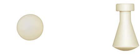 Beige Paintless Glue Tabs - 14.5mm Head Diameter Oval Type: 10 per Bag