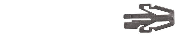 Black Nylon Grille Clips - 13mm Wide 23mm O.A. Length: 25 per Bag