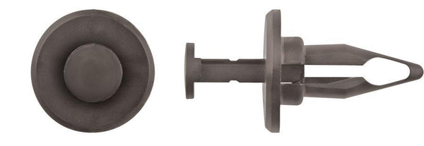 Black Nylon Bumper Fascia Ret - 1/2" Hole Size 1 3/64" Stem: 25 per Bag