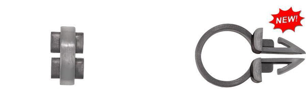 Black Nylon Routing Clips - 1/4" Hole Size 1/2" Tubing: 25 per Bag