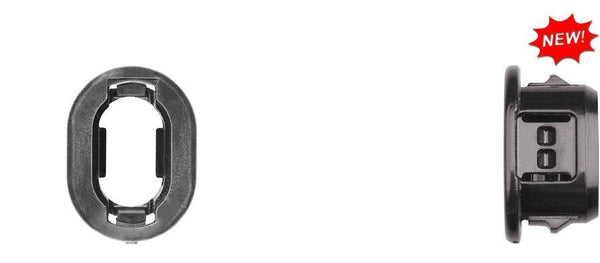 Black Headlight Grommets - 11.5mm x 18mm Hole 10mm Stem: 10 per Bag
