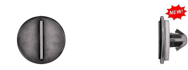 Black Nylon Fender Retainers - 7mm Hole 9mm Stem Length: 15 per Bag