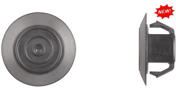 Black Nylon Moulding Retainers - 22mm Hole Size 12mm Stem Lgth: 15 per Bag