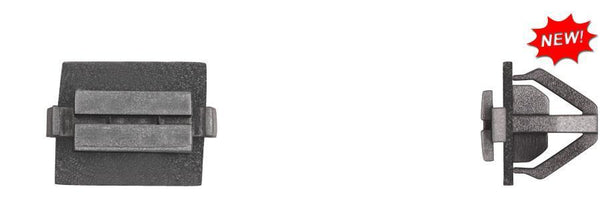 Black Body Side Mldg Clips - 11mm Sq. Hole 10mm Stem Length: 15 per Bag