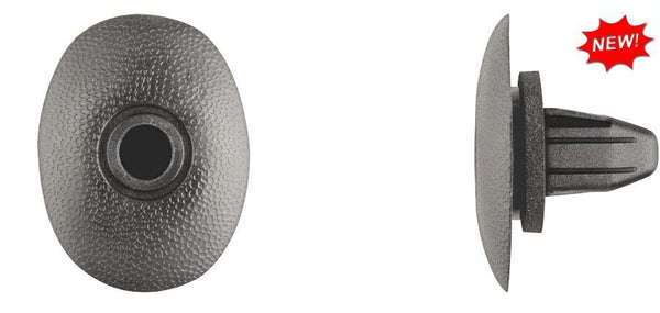 Black Nylon Bumper Grommets - 10mm Hole 19.5 Stem Length: 15 per Bag