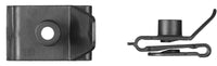 Black Nylon "U" Nuts - 10 Screw Size P/R Up to 1mm: 10 per Bag
