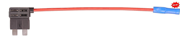 ATC/ATO Fuse Block Adapter - 5" Red Lead 16 AWG Wire: 1 per Bag